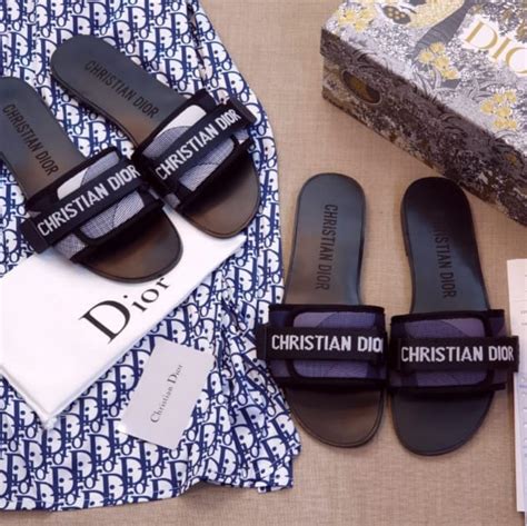 christian dior slides cream|Christian Dior slides on sale.